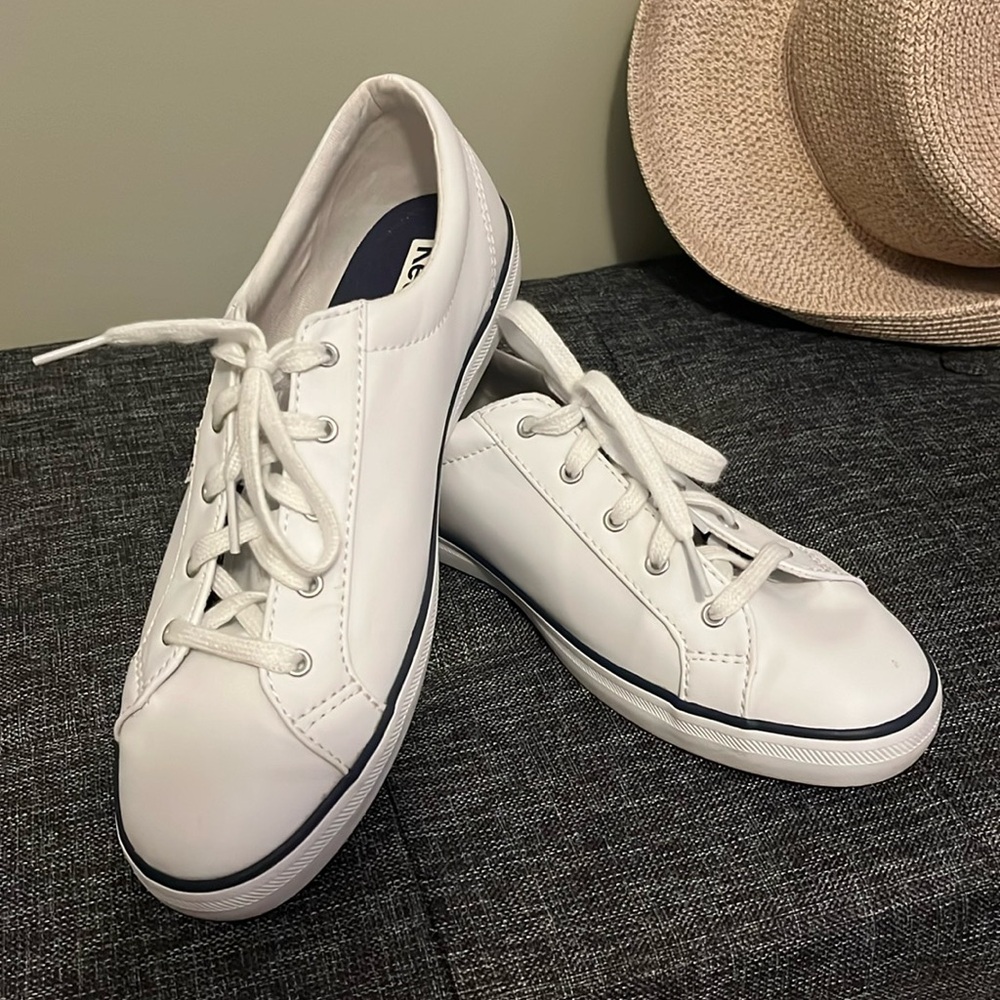 White leather Keds